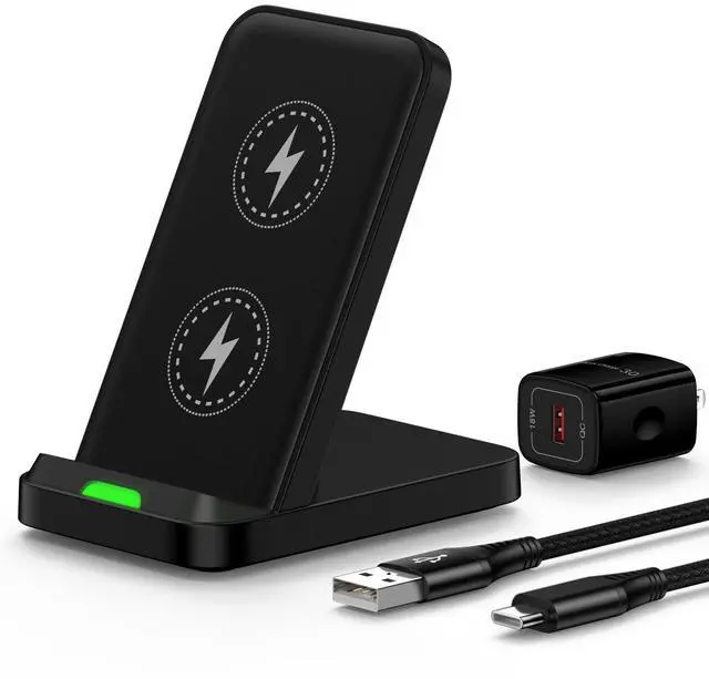 Main image of Samsung S26 Ultra S26+ Wireless Phone Charger Android Stand for Samsung Galaxy S26/S26 Ultra/S26+/S25 FE/S25 Ultra/S25 Edge/S24/S23/S22/S21,15W Wireless Charging Pad Android Charger Flat Station Dock