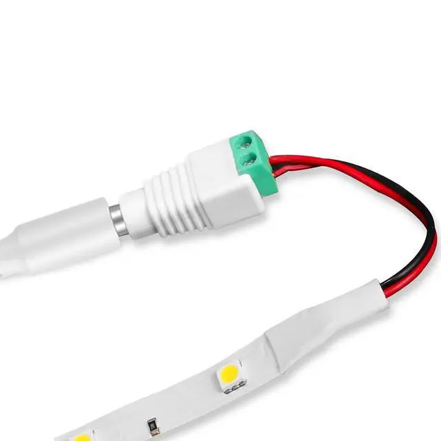 Alt view image 4 of 7 - 36W 12V 3A/3000mA Power Supply Adapter 6ft Cord DC Power Cable to 110-240V AC Adapter UL/CE/FCC Certified 5.5mmx2.1mm DC Plug with LED Terminal Connector for LED Strip Light,CCTV Camera(White)