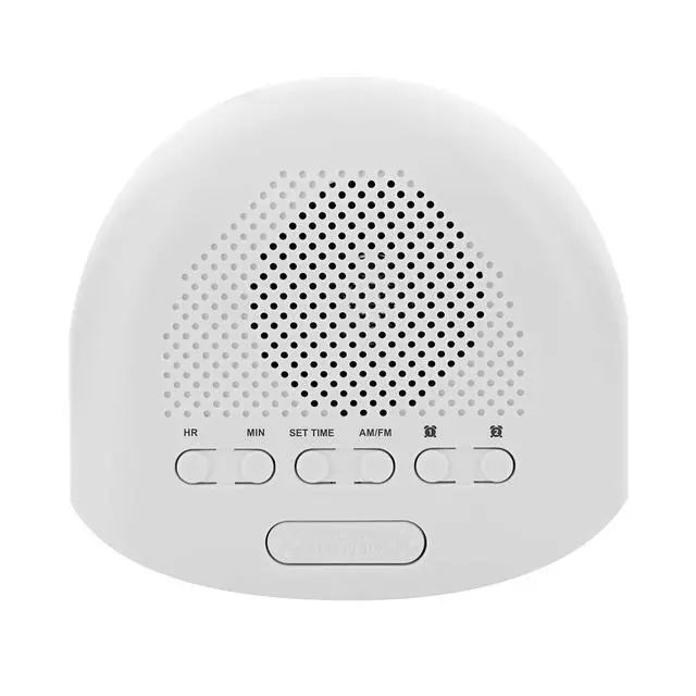 Alt view image 4 of 7 - Digital AM/FM Clock Radio with Battery Backup, Dual Alarm, Sleep & Snooze Functions, Display Dimming Option,White (EAAC201)
