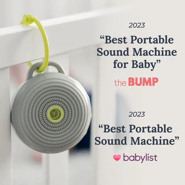 Alt view image 3 of 7 - Hushh Portable White Noise Sound Machine for Baby, 3 Soothing Natural Sounds with Volume Control, Compact Size, Noise Canceling for Sleep Aid, Office Privacy, & Meditation, Registry Gift