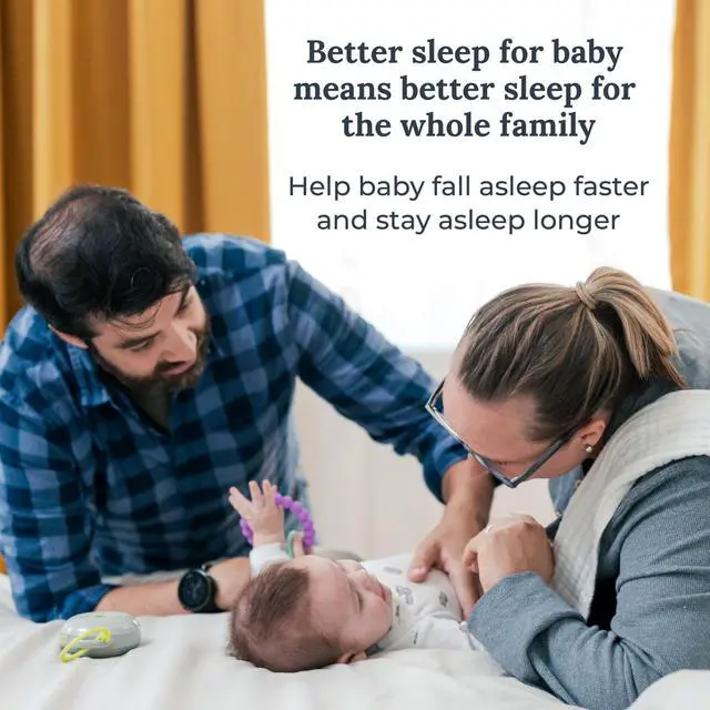 Alt view image 7 of 7 - Hushh Portable White Noise Sound Machine for Baby, 3 Soothing Natural Sounds with Volume Control, Compact Size, Noise Canceling for Sleep Aid, Office Privacy, & Meditation, Registry Gift