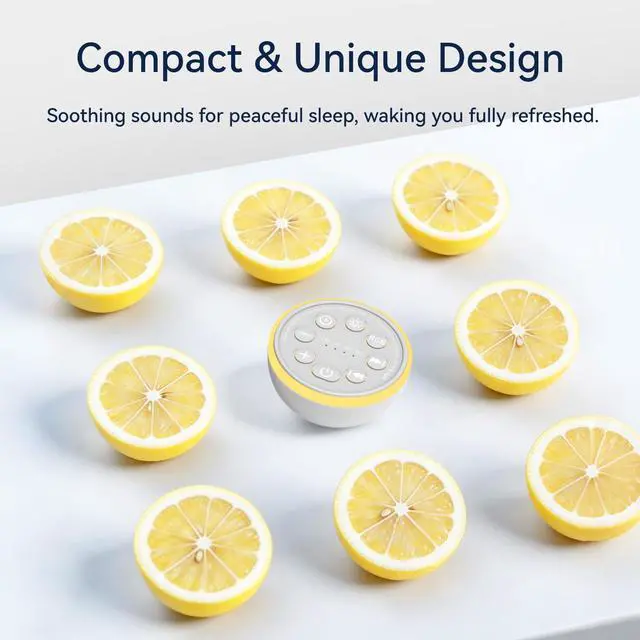 Alt view image 4 of 7 - Mini Portable Sound White Noise Machine Baby Shushing Sleep Soother Battery Noise Machine 12 Night Lights 30 Sleeping Sounds for Baby Kids Adults Dogs 4 Timer Memory Function for Home Travel Office