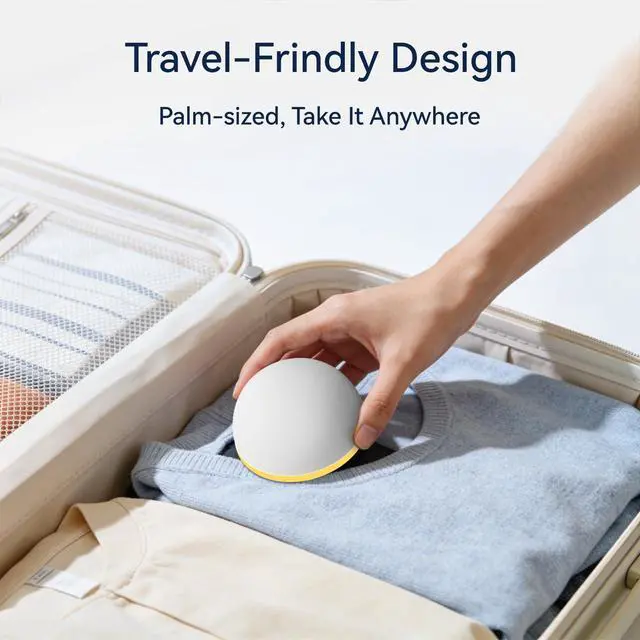 Alt view image 7 of 7 - Mini Portable Sound White Noise Machine Baby Shushing Sleep Soother Battery Noise Machine 12 Night Lights 30 Sleeping Sounds for Baby Kids Adults Dogs 4 Timer Memory Function for Home Travel Office