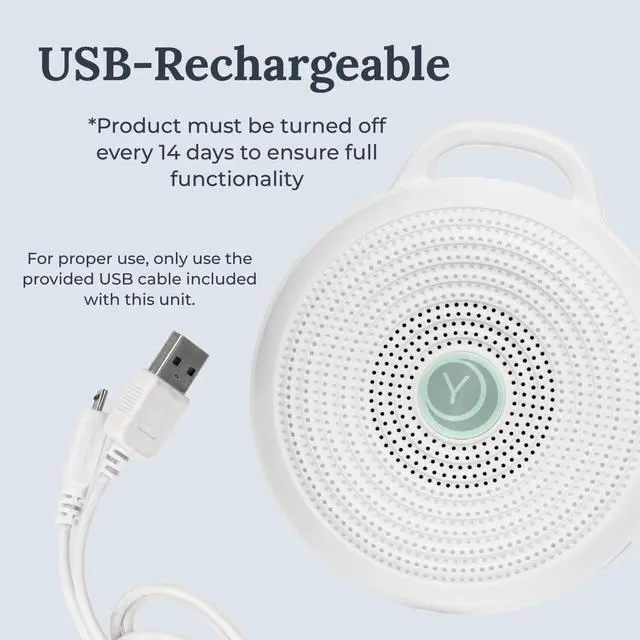 Alt view image 4 of 7 - Portable White Noise Sound Machine, 3 Soothing Natural Sounds with Volume Control, Sleep Therapy For Adults, Kids & Baby, Noise Cancelling for Office Privacy & Meditation, Registry Gift