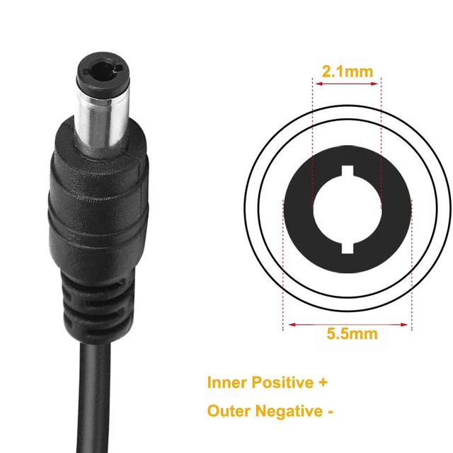 Alt view image 2 of 6 - 12V 5A Power Supply Adapter 60W | AC 100-240V Convert to DC 12 Volt Transformer 5.5mm x 2.1mm DC Plug LED Driver for 12V LED Strip Lights, CCTV, Router