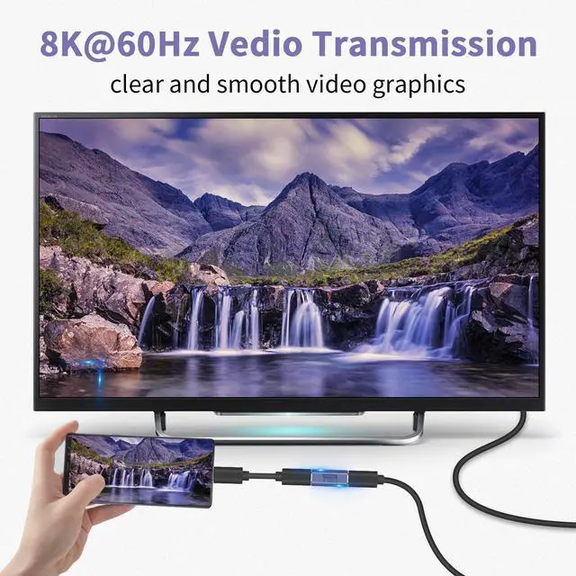 Alt view image 7 of 7 - USB C Extender Adapter, USB C Coupler 40Gbps,100W PD and 8K@60Hz Video Display, Type C to Type C Adapter for Steam Deck, MacBook,Thunderbolt ect (3 Pack)