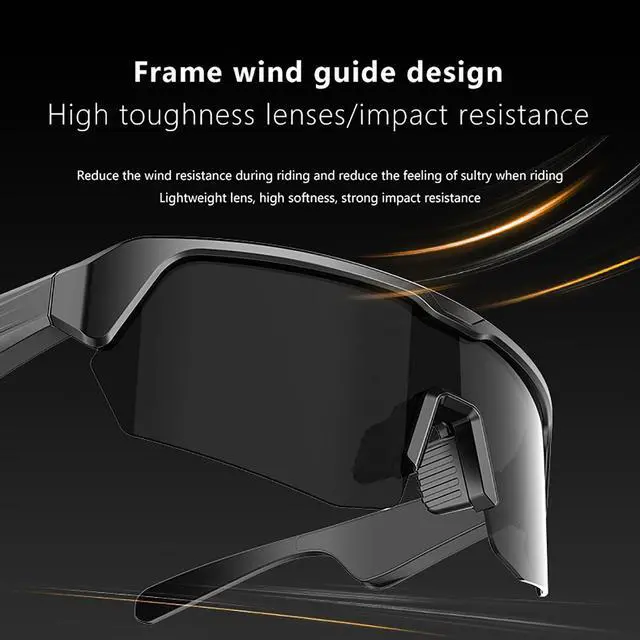 Alt view image 2 of 7 - Smart Glasses,Polarized Bluetooth Sunglasses for Men & Women, Safety Glasses with Built-in Mic & HD Open Ear Speakers,Wireless Sport Glasses Indoor/Outdoor UV Protection