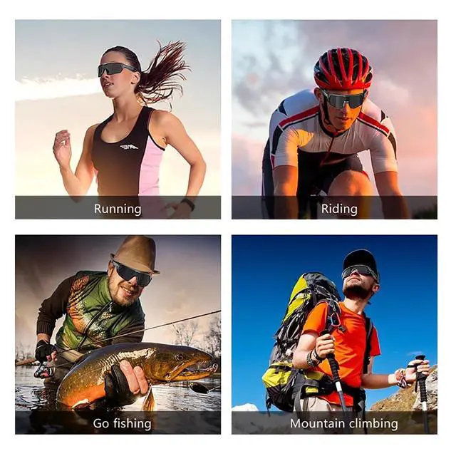 Alt view image 7 of 7 - Smart Glasses,Polarized Bluetooth Sunglasses for Men & Women, Safety Glasses with Built-in Mic & HD Open Ear Speakers,Wireless Sport Glasses Indoor/Outdoor UV Protection