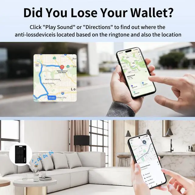 Alt view image 3 of 7 - MFi Certified Wallet Tracker Card, Works with Apple Find My | 0.07in ultra slim tracker card, wireless charging, IP67 waterproof, iOS only, fits wallets, luggage, passports & keys