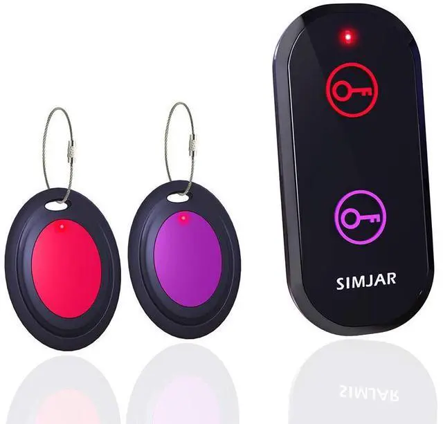 Main image of Basic Key Finder with 2 Receivers & 1 Remote, Wireless Remote Control RF Key Finder Locator Tracker for Keys Wallet Phone Luggage