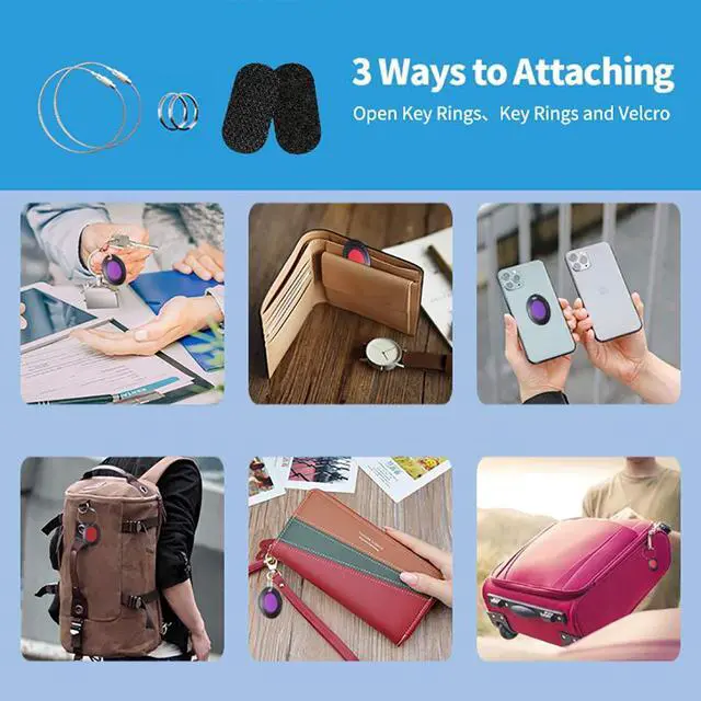Alt view image 2 of 6 - Basic Key Finder with 2 Receivers & 1 Remote, Wireless Remote Control RF Key Finder Locator Tracker for Keys Wallet Phone Luggage