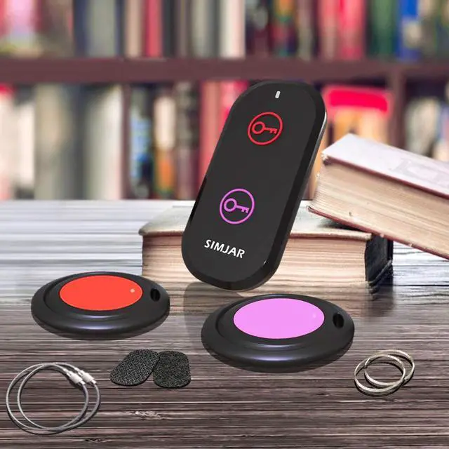 Alt view image 6 of 6 - Basic Key Finder with 2 Receivers & 1 Remote, Wireless Remote Control RF Key Finder Locator Tracker for Keys Wallet Phone Luggage