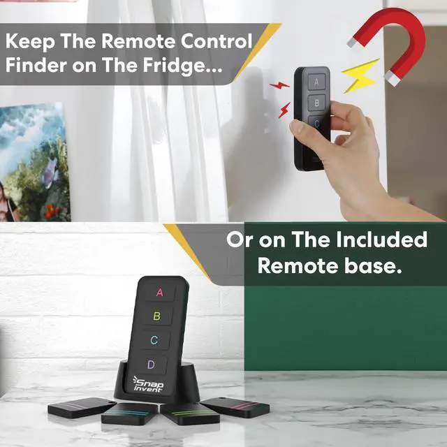 Alt view image 4 of 7 - Key Finder and TV Remote Control Retriever - Trackers Locator, Keys, Purse - Keychain Tracker Beeper Tags - Find Your Lost Belonging Items Quickly