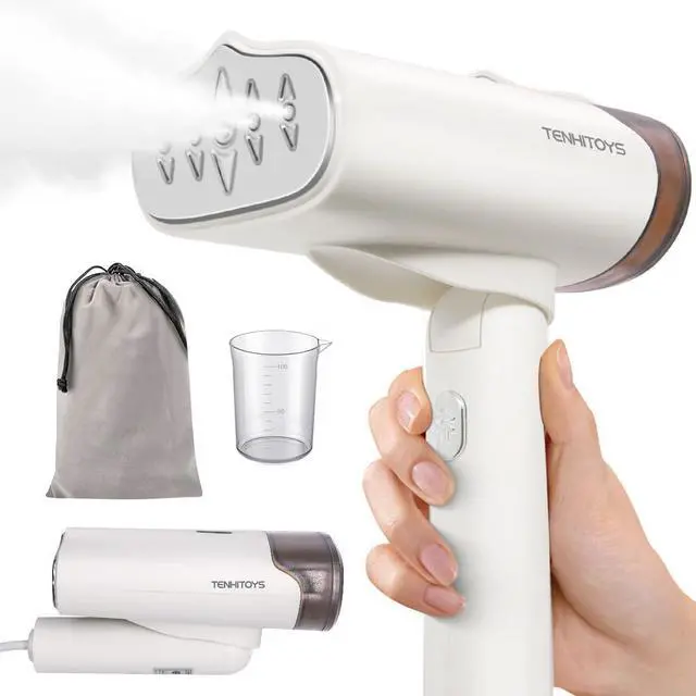 Main image of 1000w Travel Garment Steamer for Clothes: Foldable Portable Handheld Clothing Mini Steamers Travel Size Hand held Electric Small steam Iron Travel Dorm Essentials