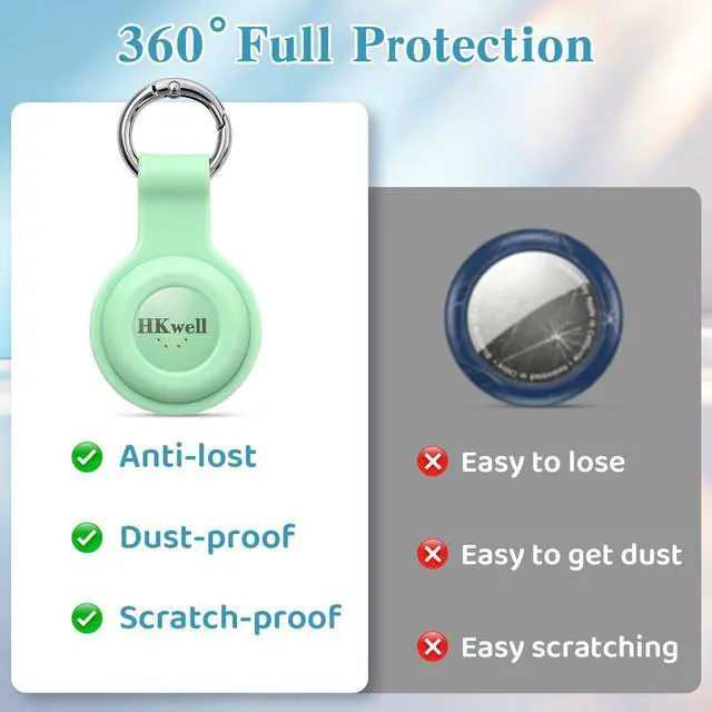 Alt view image 4 of 6 - 4-Pack Smart Bluetooth Tracker, MFi Certified Item Finder | Works with Apple Find My (iOS Only), No Monthly Fee, Waterproof Anti-Lost Tag Locator for Keys, Luggage, Wallet, Pets