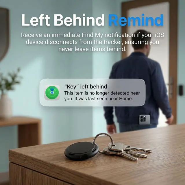 Alt view image 3 of 7 - 2 Pack GPS Trackers for Vehicles Work with Find My (iOS Only) Real Time Car Tracker Tags Mini Hidden Car Location Tracking Device Global Waterproof No Monthly Fee or Subscription No SIM Card Required