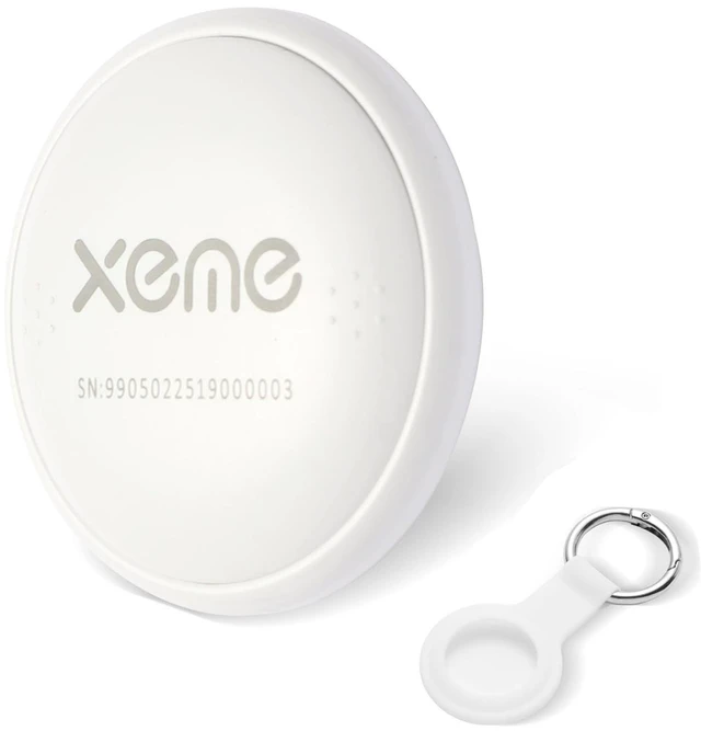 Main image of Key Finder, Bluetooth Tracker Locator Pairs with Apple Find My (iOS only), Item Locator Smart Tracker Tag for Keys/Luggage/Wallet, etc. (WHITE-1PCS)