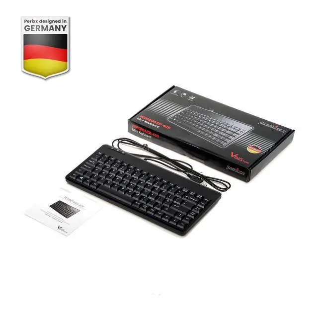 Alt view image 7 of 7 - Wired USB Mini Keyboard, Black, US English Layout