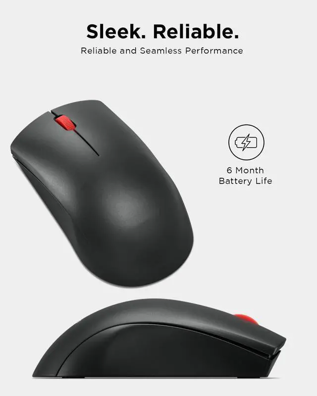 Alt view image 2 of 7 - Wireless Mouse (WL150) - 2.4G Nano USB-A Ambidextrous Ergonomic Mouse 3-Million Clicks, 1,000 DPI Portable Compact Cordless Design - Computer & Laptop Accessories