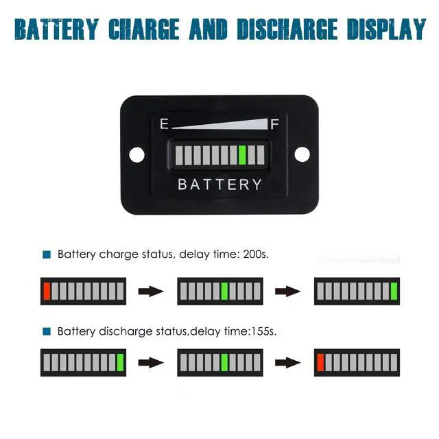 Alt view image 3 of 7 - RL-BI003 LED Battery Level Meter