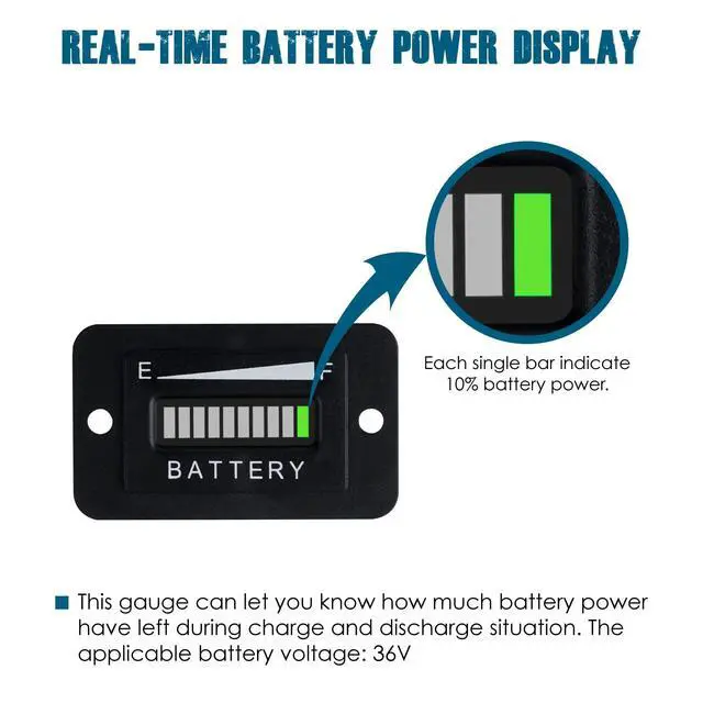 Alt view image 2 of 7 - RL-BI003 LED Battery Level Meter