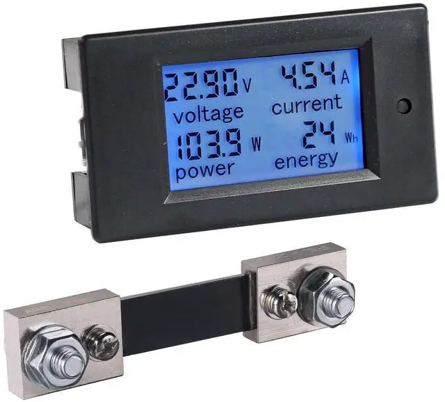 Main image of DC 8-100V 0-100A Amp Meter Voltmeter Battery Monitor with 100A Shunt