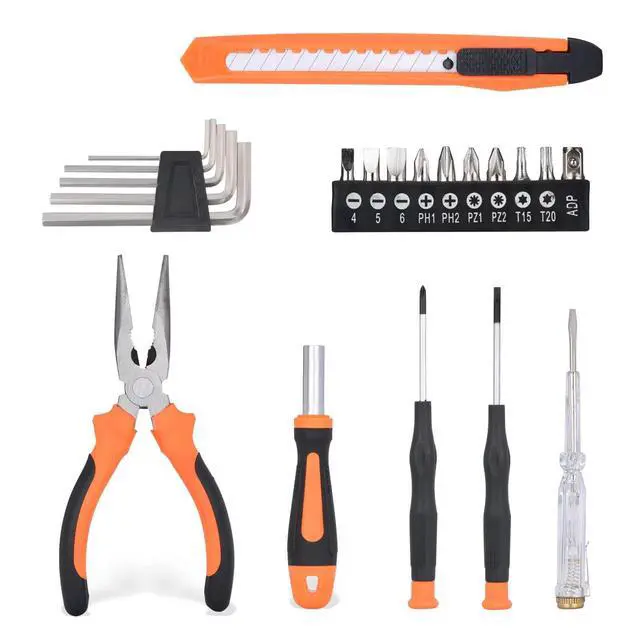Alt view image 7 of 7 - 22-Piece Compact Tool Kit with Toolbox