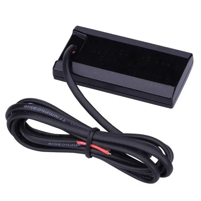 Alt view image 7 of 7 - DC 12V Car Digital Voltmeter - LED Display Voltage Volt Meter Gauge for Car Motorcycle (Red)