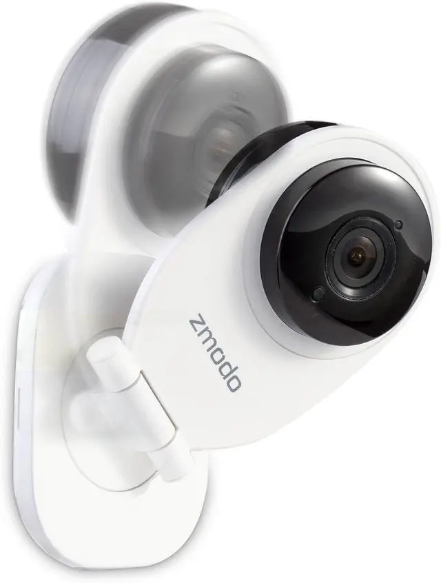 Alt view image 3 of 3 - Zmodo ZH-IXU1D-WAC 720p HD Wi-Fi Home Monitoring EZCam Camera (Black/White)
