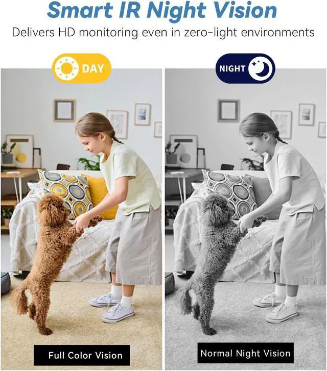 Alt view image 4 of 7 - 1080P HD Wireless WiFi Indoor Camera Smoke Detector for Home Security with App Control & Motion Detection,Outdoor Camera with Night Vision & Loop Recording for Office/Garage/Shop,Easy to Use