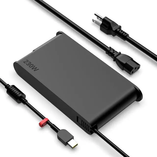Main image of 230W Laptop Charger Compatible with Lenovo Legion 5 5i 5P 7 C7 S7 Y520 Y740 Y730 Y900 Y910 Y920 Y7000P, Slim AC Power Adapter Compatible with Thinkpad P17 P16 P15 ThinkBook 16P, 9.3FT Power Cord