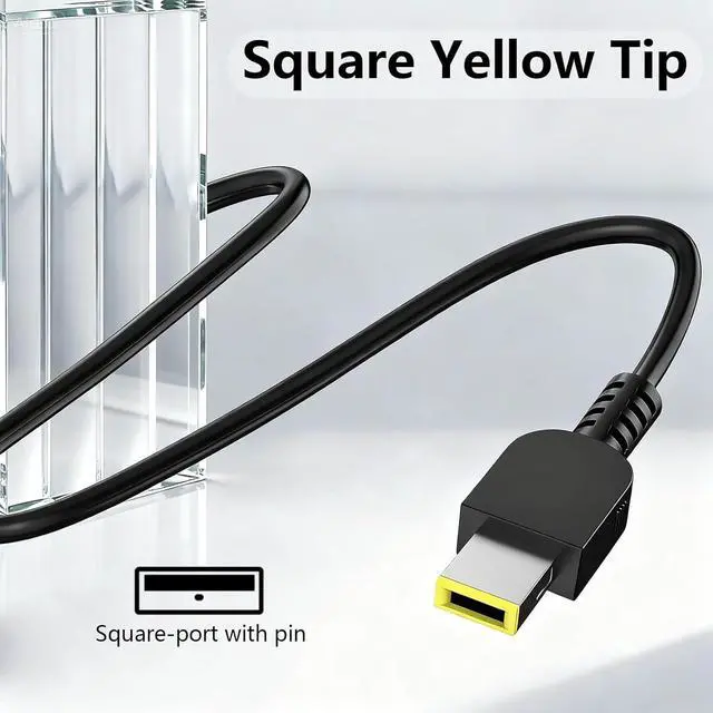 Alt view image 2 of 7 - 230W Laptop Charger Compatible with Lenovo Legion 5 5i 5P 7 C7 S7 Y520 Y740 Y730 Y900 Y910 Y920 Y7000P, Slim AC Power Adapter Compatible with Thinkpad P17 P16 P15 ThinkBook 16P, 9.3FT Power Cord