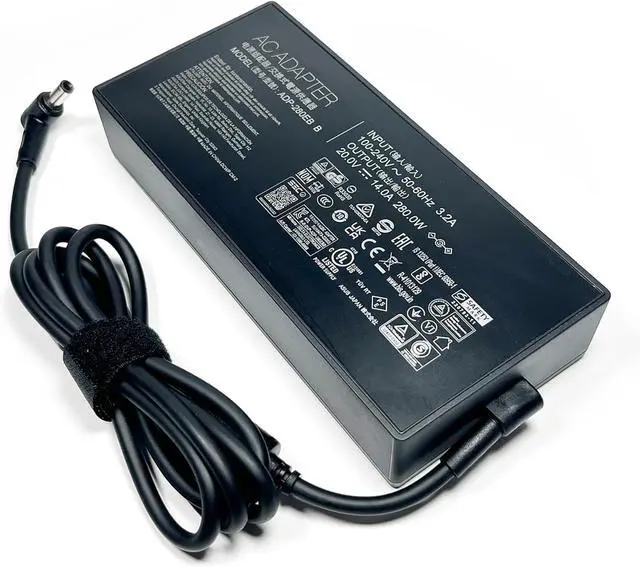 Alt view image 4 of 7 - 280W 14A 20V Laptop Charger ADP-280EB B Compatible for ASUS Rog Flow X16 Rog Strix G15 Rog Strix G18 Rog Strix Scar 15 17 M16 Tuf Gaming A16 Charger Adapter