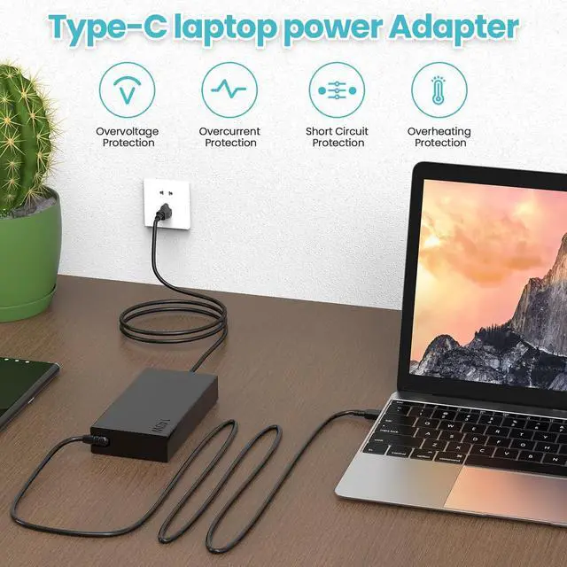 Alt view image 5 of 6 - 140W Slim USB-C Charger Fit for Lenovo Slim Pro 7/9