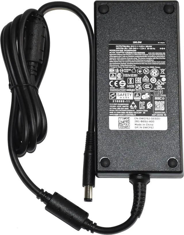 Main image of 180W AC Adapter for Dell Precision Workstation