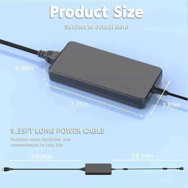 Alt view image 7 of 7 - 230W 180W AC Charger Compatible with Acer Predator Helios 300 PH315-54 PH315-53 PH317-55 PH317-52 G3-573 Triton 300 500 Series PT515-52 PT516 PT316 Nitro 5 7 Gaming Laptop Power Adapter