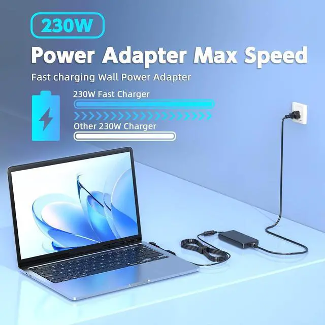 Alt view image 6 of 7 - 230W 180W AC Charger Compatible with Acer Predator Helios 300 PH315-54 PH315-53 PH317-55 PH317-52 G3-573 Triton 300 500 Series PT515-52 PT516 PT316 Nitro 5 7 Gaming Laptop Power Adapter