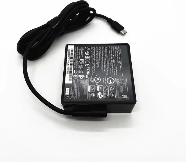 Alt view image 2 of 7 - New 20V 5A 100W USB-C AC Adapter Charger Compatible for MSI A21-100P1A GaN Power Supply