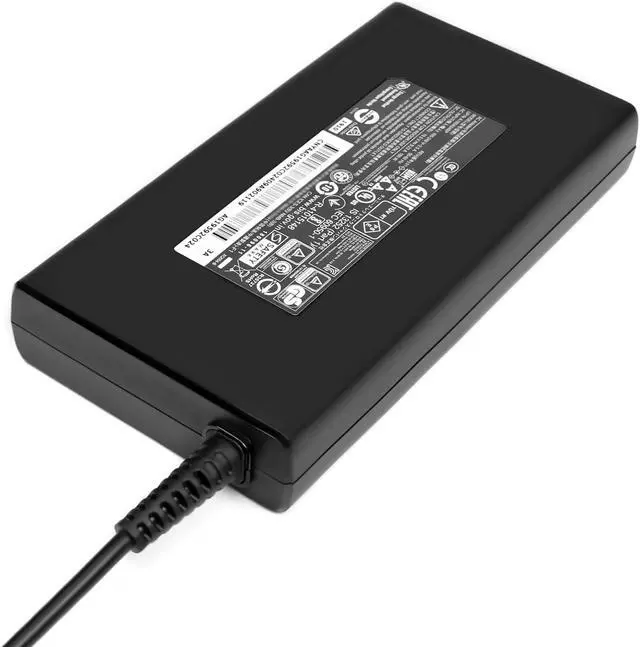 Alt view image 2 of 7 - 180W Slim Laptop Charger Compatible with MSI GF65 GF75 WS66 WS75 GS75 GS65 GS73 GS63 Gateway Creator GWTN156-3 GWTN156-2 Evoo Gaming Laptop Charger ADP-180MB K 5.5 * 2.5mm