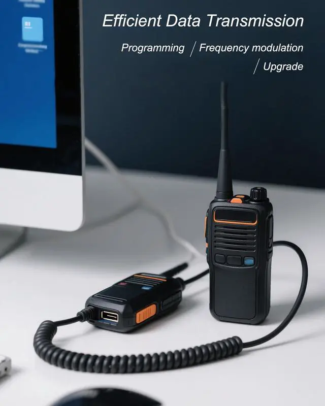 Alt view image 2 of 6 - PMKN4128A USB Programming Cable Fit for Motorola Mobile Radio Series EVX-S24 CP100D CP200D R2 SL300 SL500e SL1600 SL2600 SL3500e SL7550e