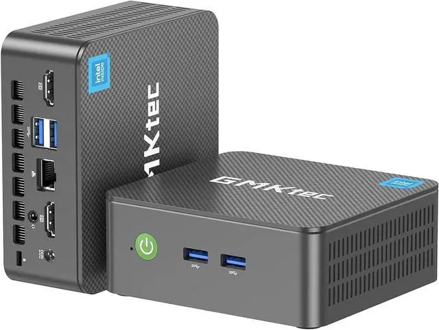 Main image of GMKtec Mini PC, G3 PRO Intel Core i3-10110U (Beats 4300U/N150), 16GB DDR4 RAM (Dual Channel) 512GB PCIe M.2 SSD, Desktop Computer 4K Dual HDMI/USB3.2/WiFi 6/BT5.2/2.5GbE for Office, Business