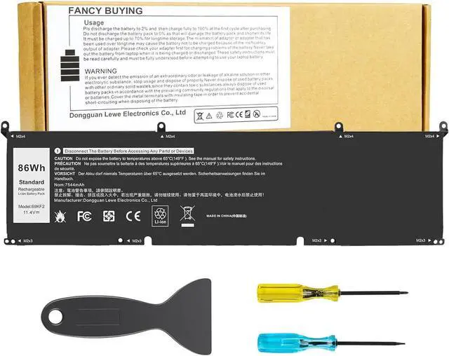 Main image of 86Wh 69KF2 M59JH 8FCTC 70N2F Battery for Dell XPS 15 9500 9510 9520 Precision 5550 5560 5570 7510 M15 M17 R3 R4,G15 5510 5511 5515 5520 5521,G7 7500,Inspiron 7510 7610 P87F P91F P45E p100f