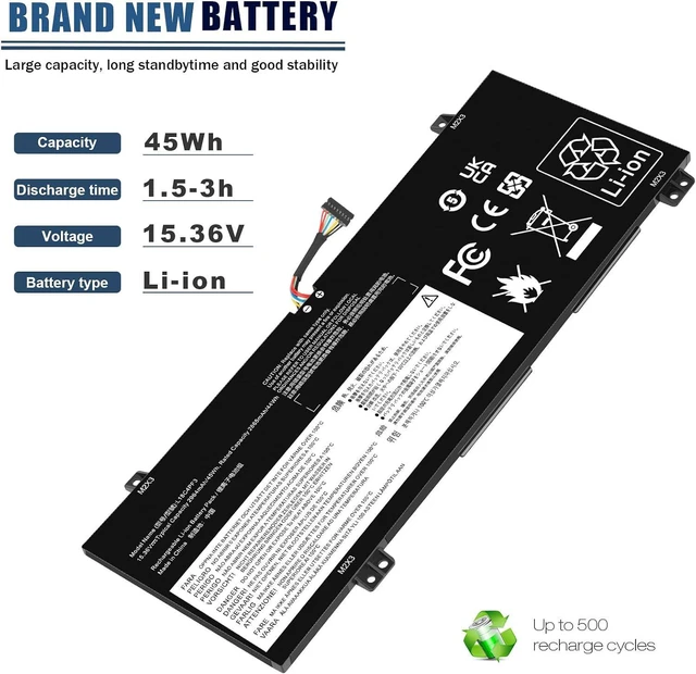 Alt view image 2 of 5 - 45Wh L18C4PF3 Laptop Battery L18M4PF3 L18M4PF4 L18C4PF4 for Lenovo ideapad C340-14API C340-14IML C340-14IWL S540-14API S540-14IML S540-14IWL Flex-14IML Flex-14IWL Flex-14API 81SS0005US