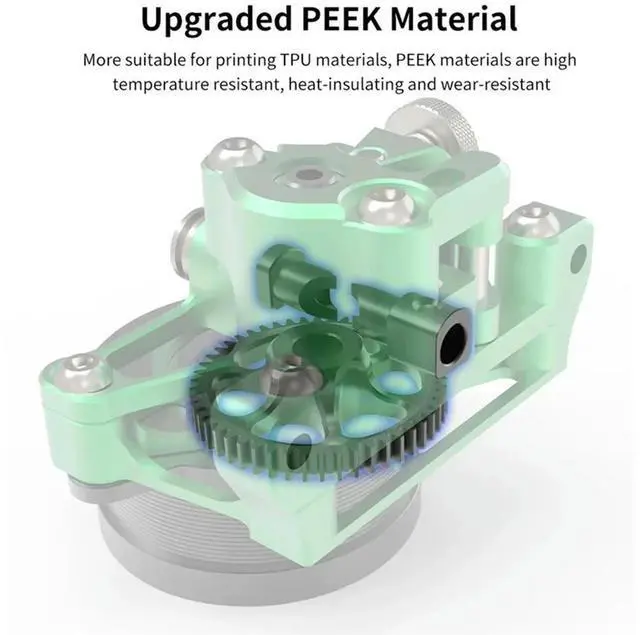 Alt view image 6 of 6 - CNC All l Sherpa V3 Extruder For Voron With 36 Moons Motor High Temperature Resistance Light Weight Kit Grey
