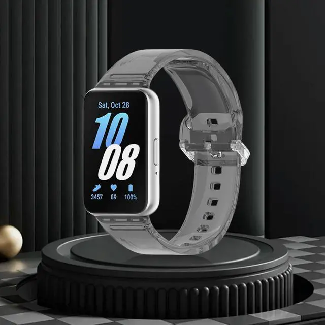 Alt view image 6 of 6 - Photochromic Sport Strap Sport Watchband Adjustable TPU watch Strap Sweatproof Comfortable for Galaxy Fit 3 SM-R390