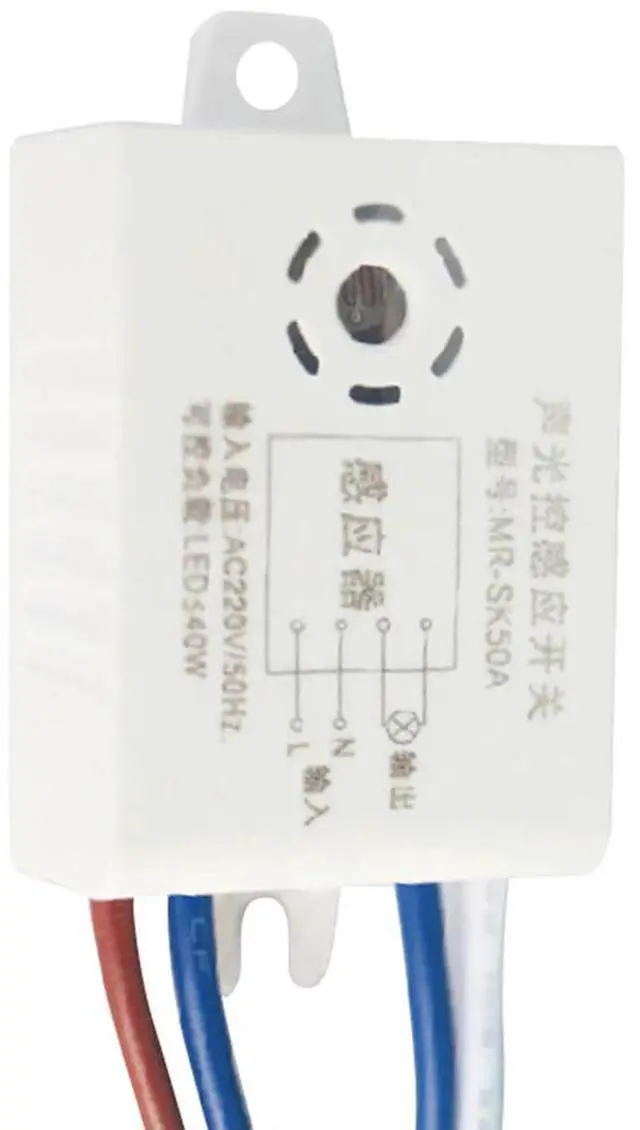Alt view image 4 of 5 - LED ligent Sound Voices Sensor Auto On Off Light Switch Waterproof Switch for Warehouse Accessory