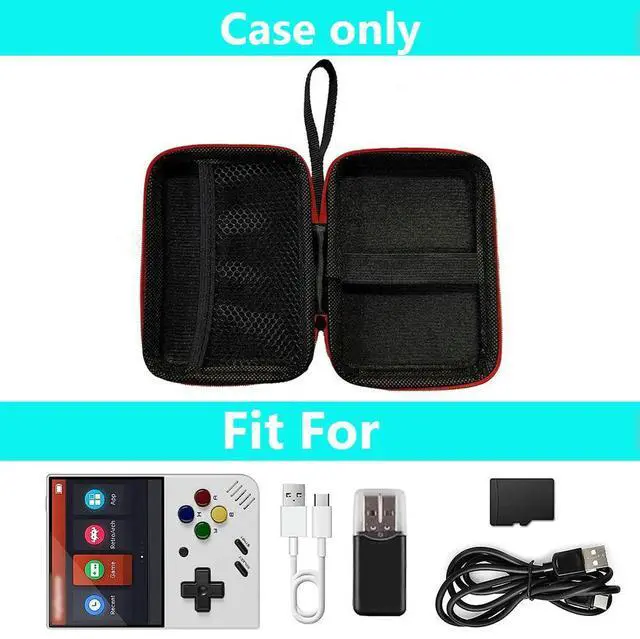 Alt view image 5 of 6 - EVA Game Console Organizer Waterproof Multifunctional Game Console Protection Bag Wear-resistant Lightweight for Miyoo Mini Plus