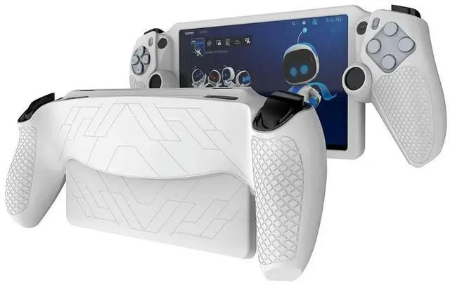 Alt view image 4 of 6 - Silicone Protective Case Shockproof Game Machine Grip Shell Case Anti-Scratch Anti-Drop for Portal for Portal