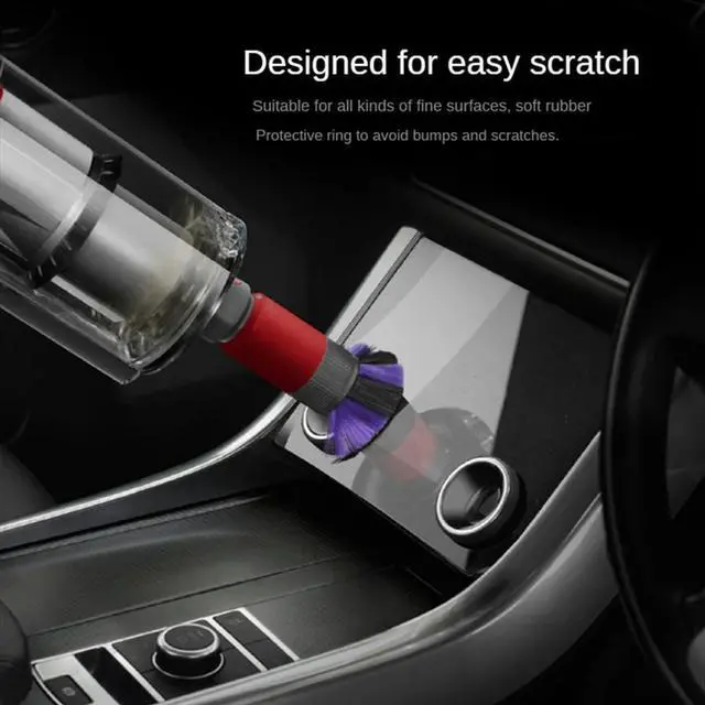 Alt view image 4 of 6 - For V7 V8 V10 V11 V12 V15 Vacuum Cleaner Traceless Dust Removal Soft Brush Universal Suction Head Accessories