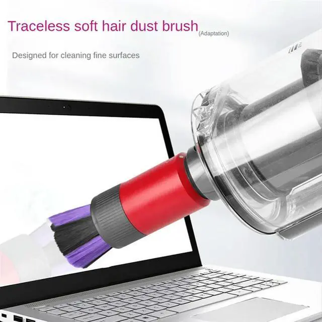 Alt view image 5 of 6 - For V7 V8 V10 V11 V12 V15 Vacuum Cleaner Traceless Dust Removal Soft Brush Universal Suction Head Accessories